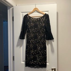 NWOT Vince Camuto black lace cocktail dress